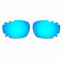 Hkuco Mens Replacement Lenses For Oakley Racing Jacket Vented Blue/24K Gold Sunglasses