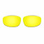 Hkuco Mens Replacement Lenses For Oakley Wind Jacket Blue/24K Gold Sunglasses