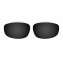 Hkuco Mens Replacement Lenses For Oakley Wind Jacket Blue/Black/24K Gold Sunglasses