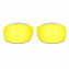 Hkuco Mens Replacement Lenses For Oakley Fives 3.0 Blue/Black/24K Gold Sunglasses