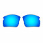 Hkuco Mens Replacement Lenses For Oakley Flak 2.0 Blue/24K Gold/Titanium Sunglasses