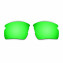 Hkuco Mens Replacement Lenses For Oakley Flak 2.0 Red/24K Gold/Emerald Green Sunglasses