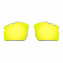 Hkuco Mens Replacement Lenses For Oakley Flak 2.0 Vented Blue/Black/24K Gold Sunglasses
