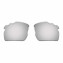 Hkuco Mens Replacement Lenses For Oakley Flak 2.0 Vented Sunglasses Titanium Mirror Polarized
