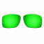 Hkuco Mens Replacement Lenses For Oakley Big Taco 24K Gold/Emerald Green Sunglasses