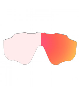Hkuco Mens Replacement Lenses For Oakley Jawbreaker Sunglasses Photochromic Red