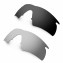 Hkuco Mens Replacement Lenses For Oakley M Frame Hybrid Black/Titanium Sunglasses