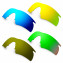 Hkuco Mens Replacement Lenses For Oakley M Frame Hybrid Blue/24K Gold/Emerald Green/Bronze Sunglasses