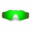Hkuco Mens Replacement Lenses For Oakley Radar EV Path Blue/Green Sunglasses
