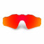 Hkuco Mens Replacement Lenses For Oakley Radar EV Path Red/Titanium/Emerald Green  Sunglasses