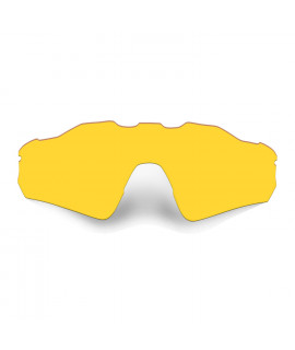 Hkuco Mens Replacement Lenses For Oakley Radar EV Path Sunglasses Transparent Yellow Polarized