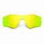 Hkuco Mens Replacement Lenses For Oakley Radar Path Blue/24K Gold Sunglasses