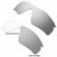 Hkuco Mens Replacement Lenses For Oakley Radar Path Sunglasses Silver and Transparent Photochromism