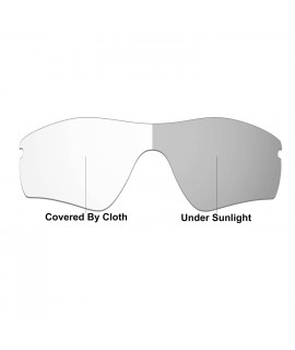 Hkuco Mens Replacement Lenses For Oakley Radar Path Sunglasses Transparent Photochromism