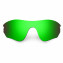 Hkuco Mens Replacement Lenses For Oakley RadarLock Pitch Red/Titanium/Emerald Green  Sunglasses