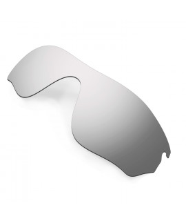 Hkuco Mens Replacement Lenses For Oakley RadarLock Pitch Sunglasses Titanium Mirror Polarized