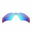 Hkuco Mens Replacement Lenses For Oakley Radar Path-Vented Red/Blue/Emerald Green Sunglasses