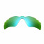 Hkuco Mens Replacement Lenses For Oakley Radar Path-Vented 24K Gold/Emerald Green Sunglasses