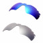 Hkuco Mens Replacement Lenses For Oakley Radar Path-Vented Blue/Titanium Sunglasses