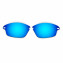 Hkuco Mens Replacement Lenses For Oakley Fast Jacket Blue/Titanium/Purple Sunglasses
