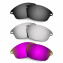 Hkuco Mens Replacement Lenses For Oakley Fast Jacket Black/Titanium/Purple Sunglasses