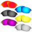 Hkuco Mens Replacement Lenses For Oakley Fast Jacket Red/Blue/Black/24K Gold/Titanium/Purple Sunglasses