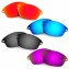 Hkuco Mens Replacement Lenses For Oakley Fast Jacket Red/Blue/Black/Purple Sunglasses