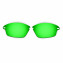 Hkuco Mens Replacement Lenses For Oakley Fast Jacket Red/24K Gold/Emerald Green Sunglasses