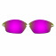 Hkuco Mens Replacement Lenses For Oakley Fast Jacket Black/Emerald Green/Purple Sunglasses