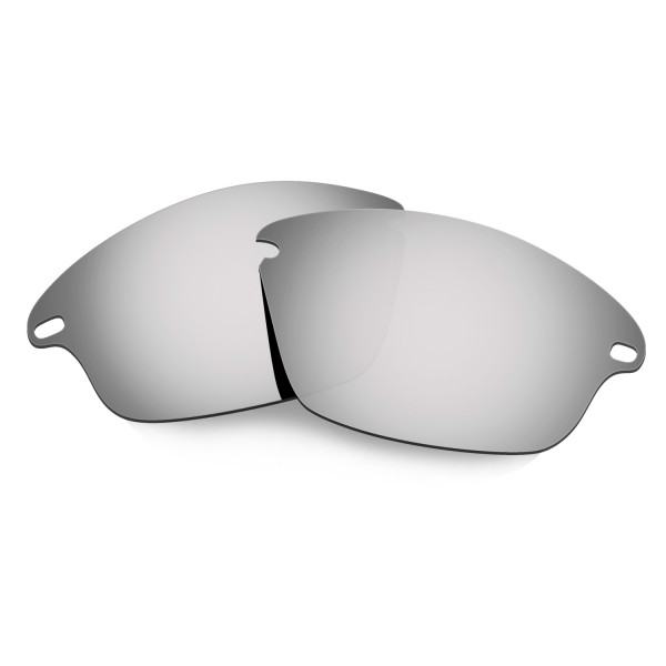 Hkuco Mens Replacement Lenses For Oakley Fast Jacket Sunglasses Titanium Mirror Polarized