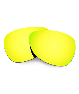 Hkuco Mens Replacement Lenses For Oakley Felon Sunglasses 24K Gold Polarized