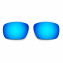 Hkuco Mens Replacement Lenses For Oakley Badman Red/Blue/24K Gold/Titanium Sunglasses