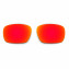 Hkuco Mens Replacement Lenses For Oakley Badman Red/24K Gold Sunglasses