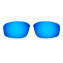 Hkuco Mens Replacement Lenses For Oakley Half Wire 2.0 Red/Blue/Titanium Sunglasses