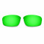 Hkuco Mens Replacement Lenses For Oakley Half Wire 2.0 Red/Emerald Green Sunglasses