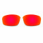 Hkuco Mens Replacement Lenses For Oakley Half Wire 2.0 Red/24K Gold/Titanium Sunglasses