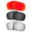 Hkuco Mens Replacement Lenses For Oakley X Squared Red/Black/Titanium Sunglasses