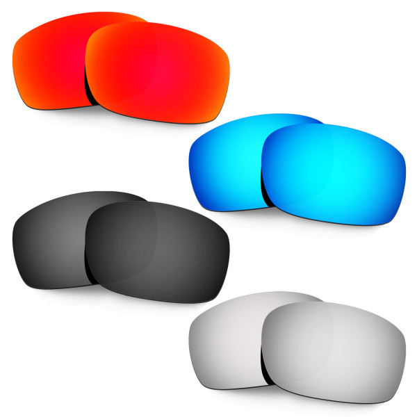 Hkuco Mens Replacement Lenses For Oakley X Squared Red/Blue/Black/Titanium Sunglasses