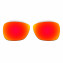Hkuco Mens Replacement Lenses For Oakley Inmate Red/24K Gold Sunglasses