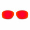 Hkuco Mens Replacement Lenses For Oakley Ten X Red/Black/Titanium Sunglasses
