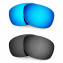 Hkuco Mens Replacement Lenses For Oakley Ten X Sunglasses Blue/Black Polarized 