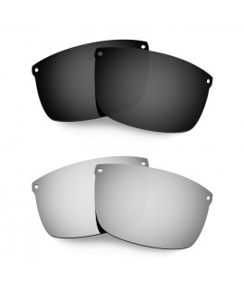 Hkuco Mens Replacement Lenses For Oakley Carbon Blade Black/Titanium Sunglasses