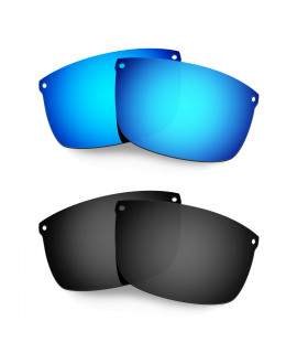 Hkuco Mens Replacement Lenses For Oakley Carbon Blade Sunglasses Blue/Black Polarized 