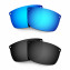 Hkuco Mens Replacement Lenses For Oakley Carbon Blade Sunglasses Blue/Black Polarized 