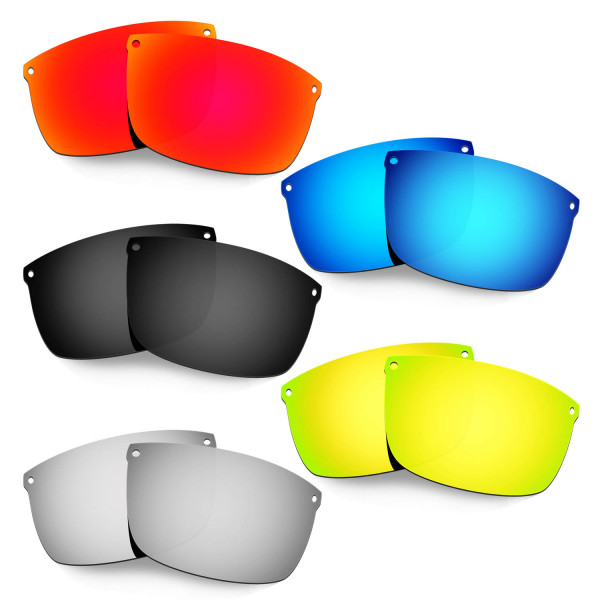 Hkuco Mens Replacement Lenses For Oakley Carbon Blade Red/Blue/Black/24K Gold/Titanium Sunglasses