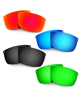 Hkuco Mens Replacement Lenses For Oakley Carbon Blade Red/Blue/Black/Emerald Green Sunglasses
