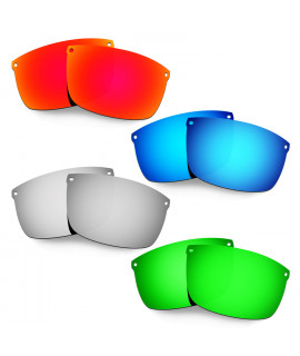 Hkuco Mens Replacement Lenses For Oakley Carbon Blade Red/Blue/Titanium/Emerald Green Sunglasses