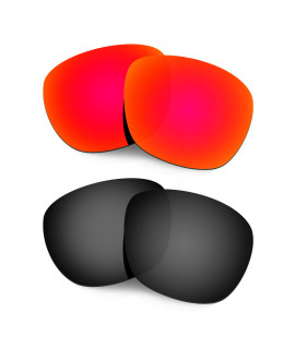 Hkuco Mens Replacement Lenses For Oakley Enduro Red/Black Sunglasses