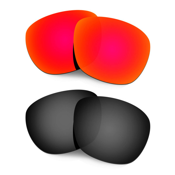 Hkuco Mens Replacement Lenses For Oakley Enduro Red/Black Sunglasses
