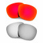 Hkuco Mens Replacement Lenses For Oakley Enduro Red/Titanium Sunglasses